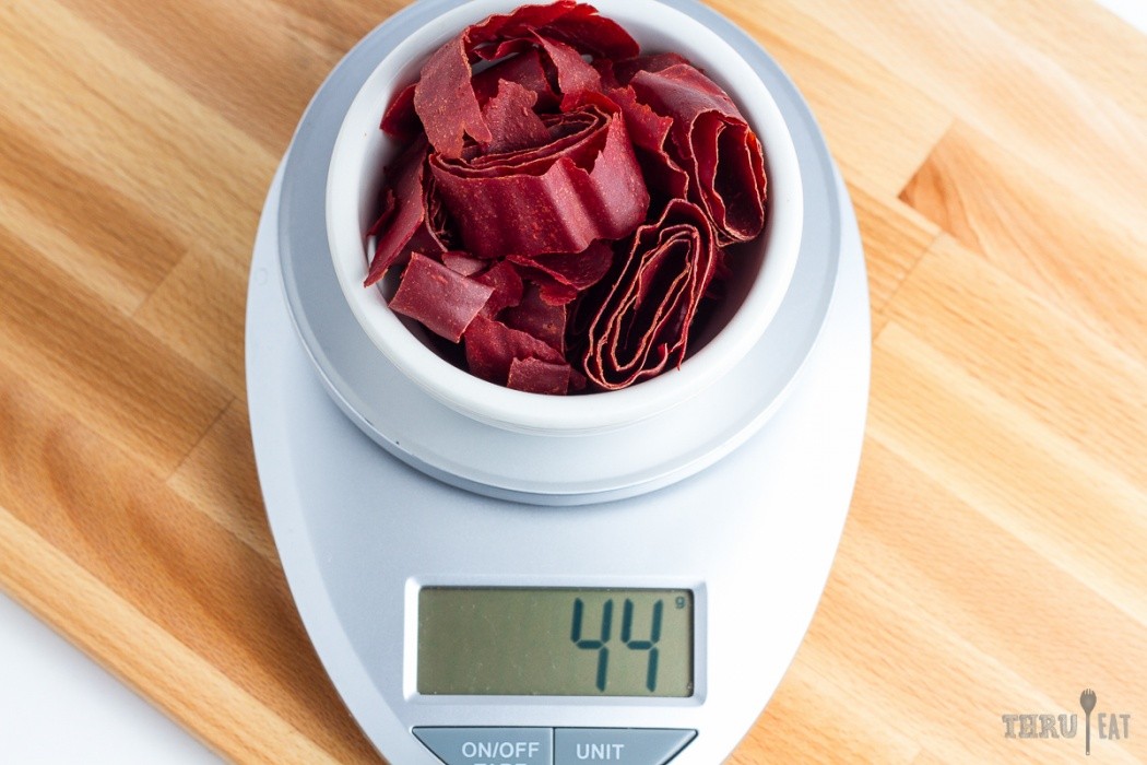 Slices of dehydrated tomato paste