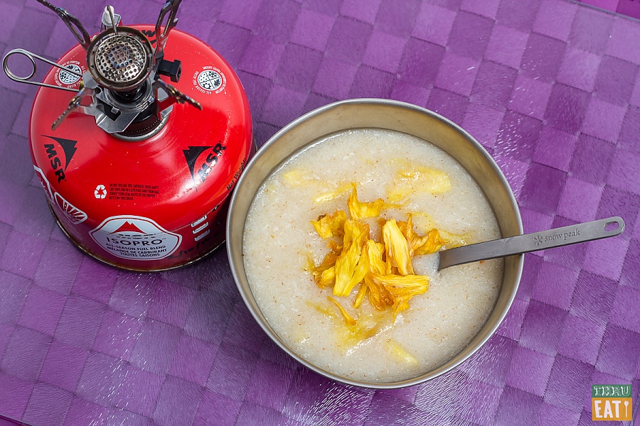 piña colada cream of wheat backpacking recipe