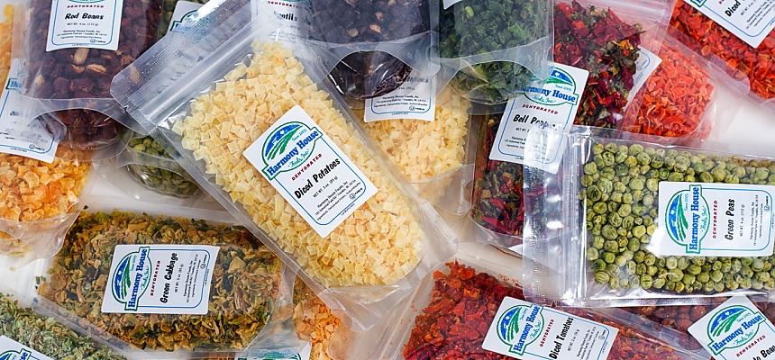 Harmony House Foods Backpacking Kit dehydrated vegetables