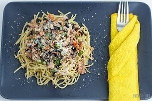 cooked dehydrated Turkey Tetrazzini